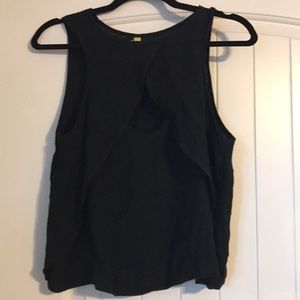 !NEVER WORN! Black Free People Tank keyhole front